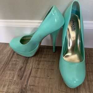 Tiffany blue heels